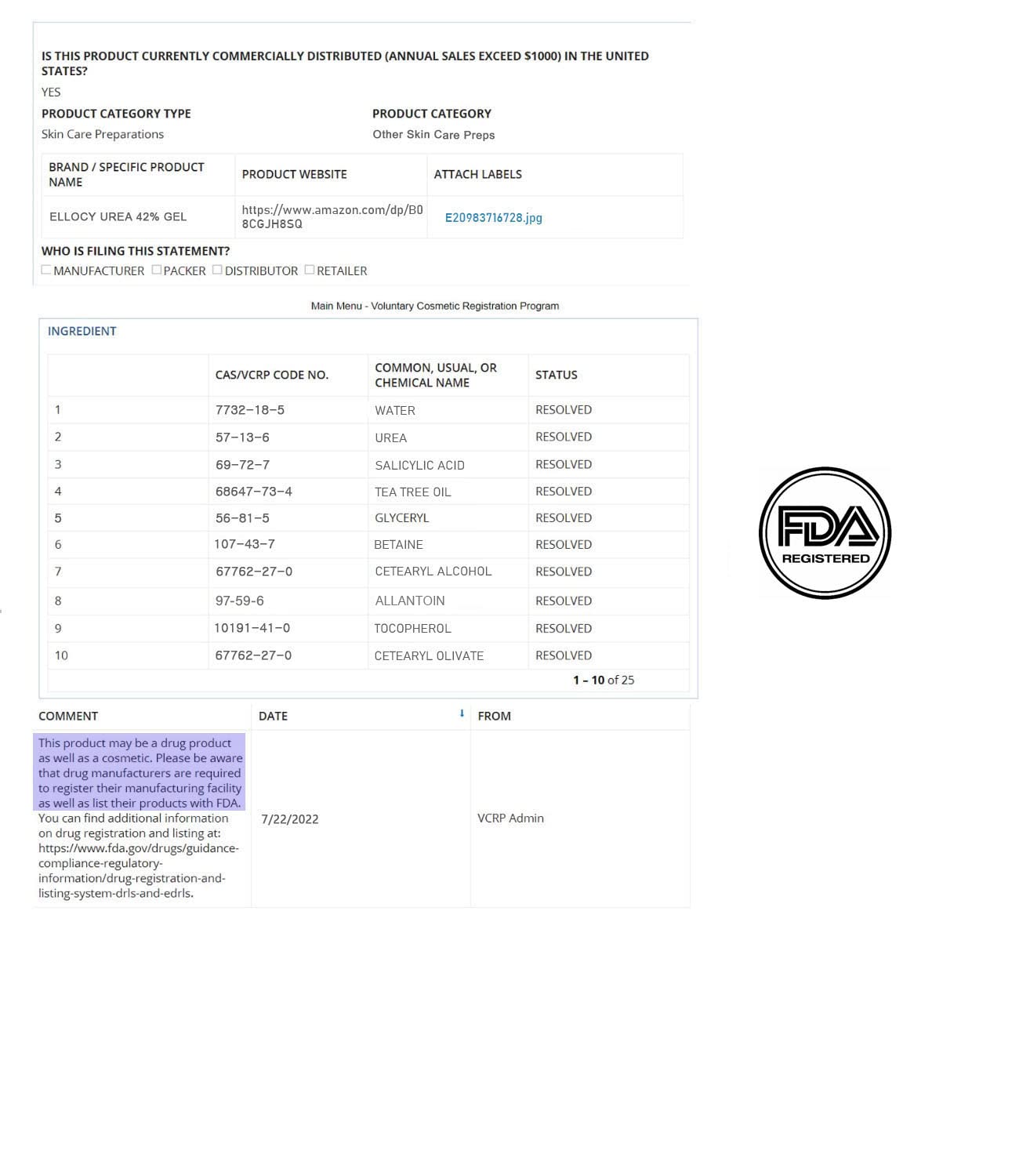 42% Urea Gel Max Plus Salicylic & Hyaluronic Acid - cracked heel repair callus remover gel for Elbows, Feet, and Hands, and cracked heel, calloused feet remover gel