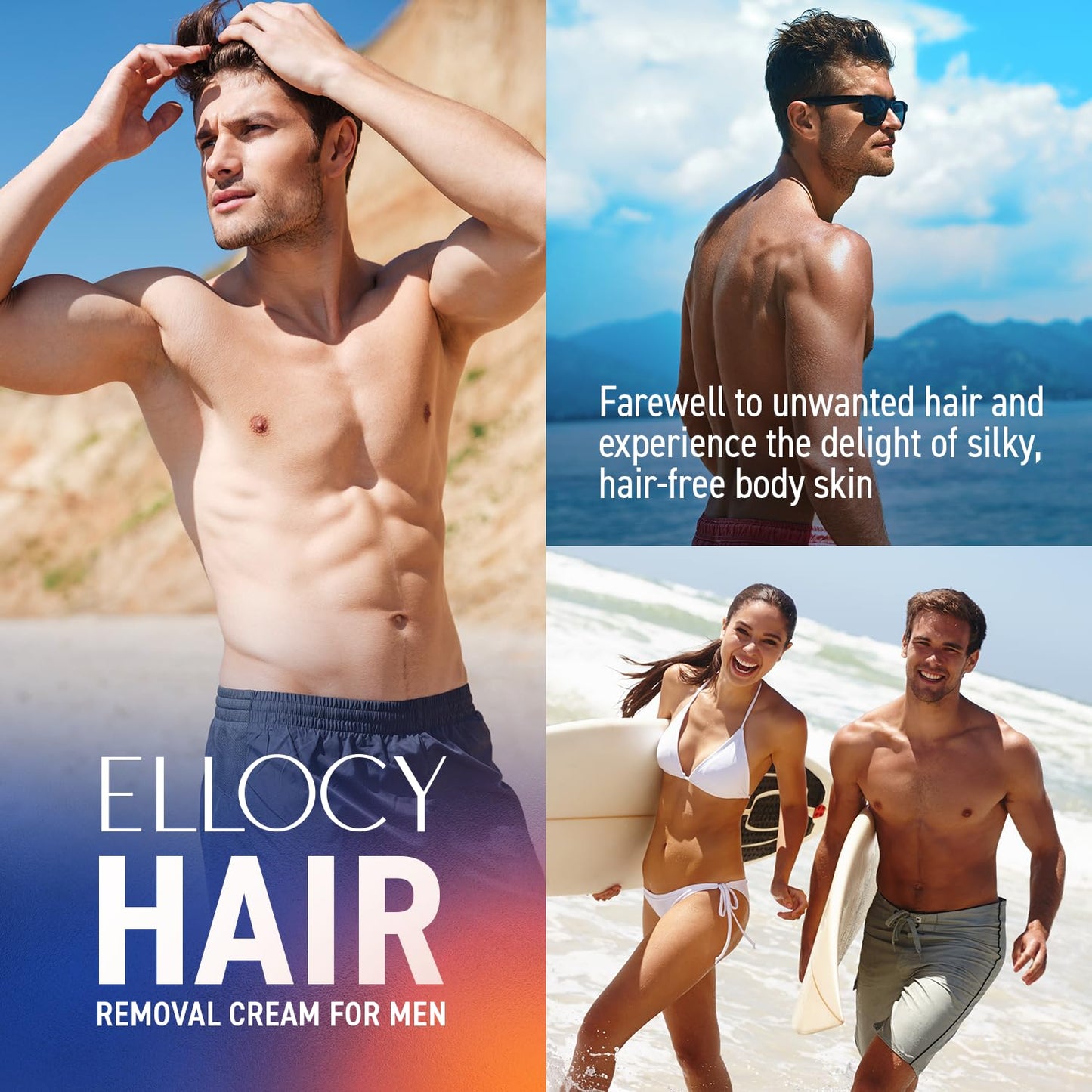 Intimate Hair Removal Cream For Men: intimate/Private At Home - Painless Flawless Soothing Depilatory for Unwanted Coarse Male Body Hair 120ml