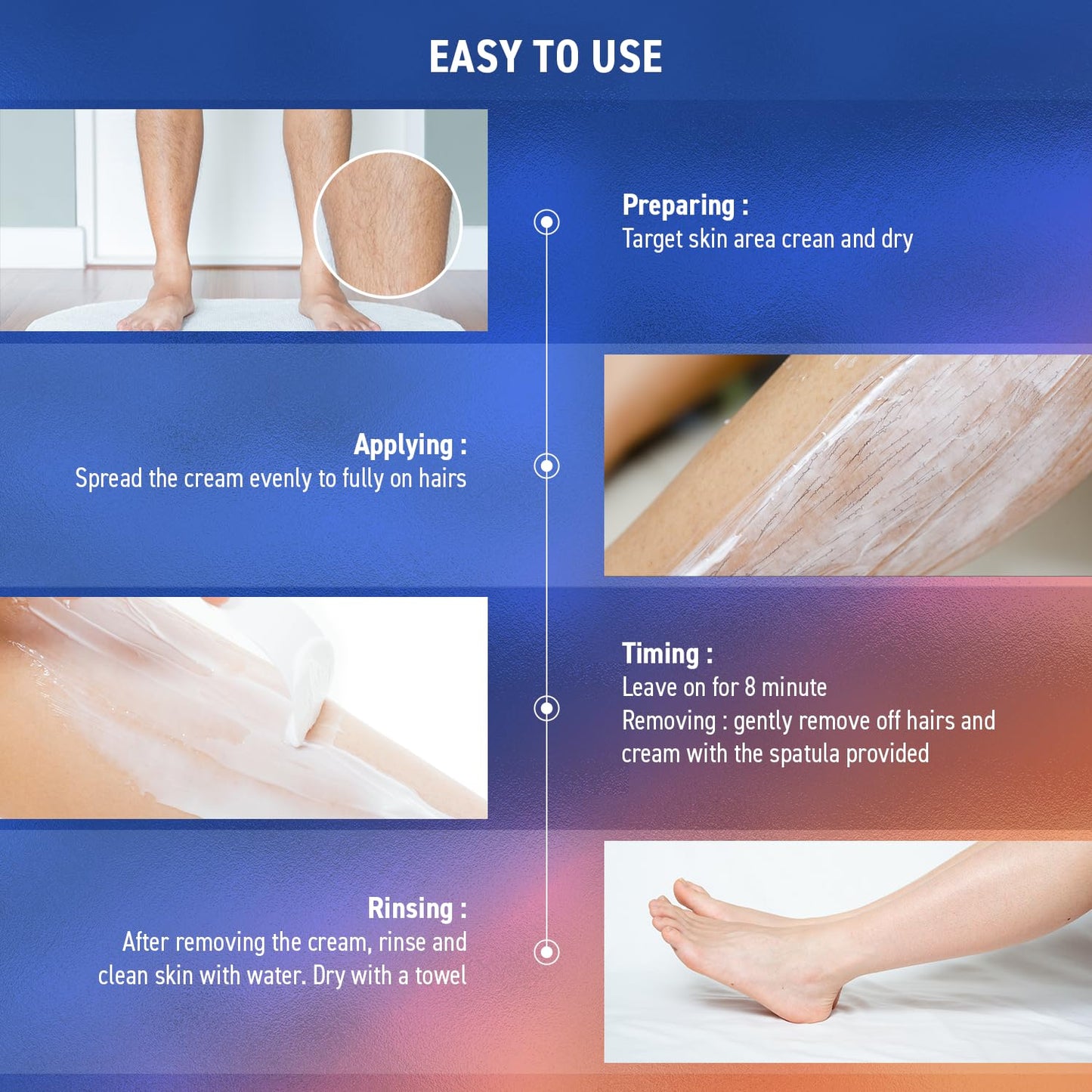 Intimate Hair Removal Cream For Men: intimate/Private At Home - Painless Flawless Soothing Depilatory for Unwanted Coarse Male Body Hair 120ml